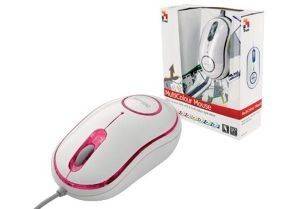 TRUST WHITE MULTICOLOUR MOUSE