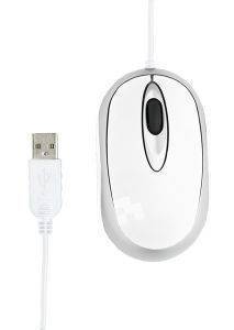 TRUST SILVER MINI TRAVEL MOUSE WITH MOUSEPAD