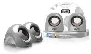 SWEEX NOTEBOOK SPEAKER SET 100WATT SILVER SHADOW