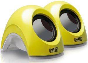 SWEEX NOTEBOOK SPEAKER SET SUNSET YELLOW