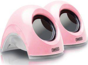 SWEEX NOTEBOOK SPEAKER SET BABY PINK