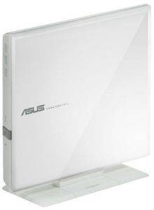 ASUS SDRW-08D1S-U EXTERNAL SLIM DVDR/RW DRIVE WHITE