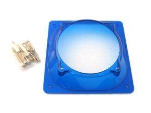 AKASA AK-M1812-4 80MM BLUE PLASTIC FAN ADAPTER UV SENSITIVE