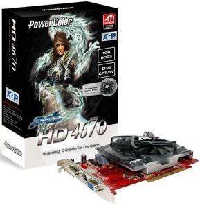 POWERCOLOR RADEON HD4670 1GBK3-P 1GB DDR3 AGP RETAIL