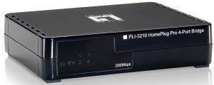 LEVEL ONE PLI-3210 HOMEPLUG PRO 4-PORT SWITCH