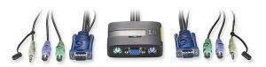 LEVEL ONE KVM-0213 2 PORT PS/2 CABLE KVM WITH AUDIO LEVEL ONE KVM-0213 2 PORT PS/2 CABLE KVM WITH AUDIO