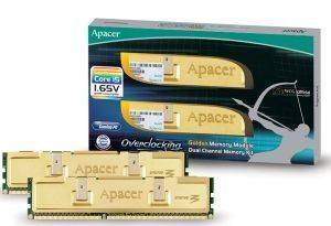 APACER 4GB (2X2GB) DDR3 PC10600 1333MHZ GOLDEN COVER DUAL CHANNEL KIT APACER 4GB (2X2GB) DDR3 PC10600 1333MHZ GOLDEN COVER DUAL CHANNEL KIT