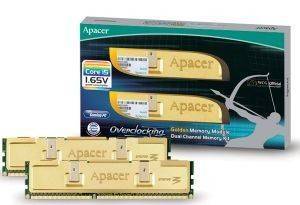 APACER 4GB (2X2GB) DDR3 PC10600 1333MHZ GOLDEN COVER DUAL CHANNEL KIT