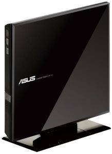 ASUS SDRW-08D1S-U EXTERNAL SLIM DVDR/RW DRIVE BLACK