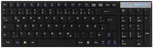KEYSONIC KSK-6000U SUPER FLAT MULTIMEDIA COMPACT KEYBOARD