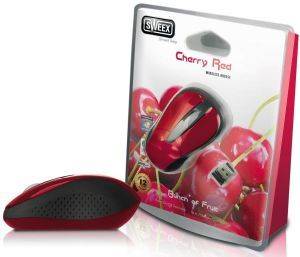 SWEEX WIRELESS MOUSE CHERRY RED