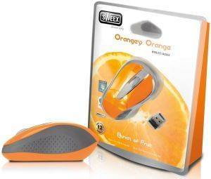 SWEEX WIRELESS MOUSE ORANGEY ORANGE