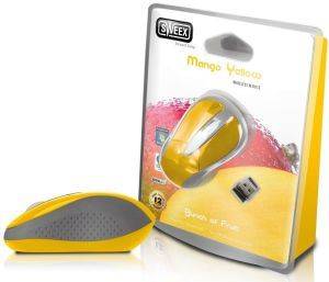 SWEEX WIRELESS MOUSE MANGO YELLOW SWEEX WIRELESS MOUSE MANGO YELLOW