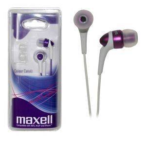 MAXELL CANALZ HEADPHONES PURPLE MAXELL CANALZ HEADPHONES PURPLE