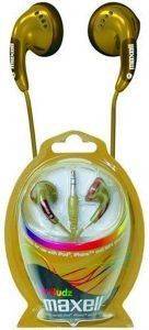 MAXELL BUDZ HEADPHONES GOLD
