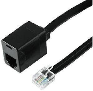 HAMA 30061 EXTENSION MODULAR CABLE 6P4C (RJ12) MALE TO FEMALE 10M