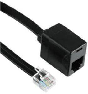 HAMA 30459 EXTENSION MODULAR CABLE 6P4C (RJ12) MALE TO FEMALE 6M