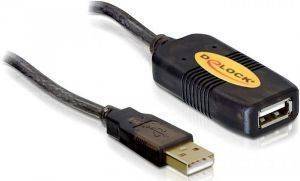 DELOCK CABLE USB 2.0 EXTENSION ACTIVE 5M