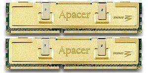 APACER 2GB (2X1GB) DDR3 PC8500 1066MHZ GOLDEN COVER DUAL CHANNEL KIT