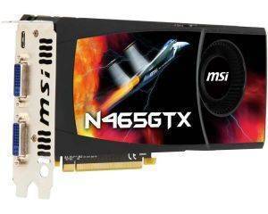 MSI N465GTX-M2D1G 1GB PCI-E GTX465 RETAIL