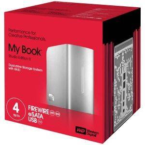 WESTERN DIGITAL WDH2Q40000E MY BOOK STUDIO EDITION II 4TB QUAD INTERFACE