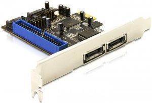 DELOCK 89143 PCI EXPRESS CONTROLLER CARD 2X SATA & 1X IDE
