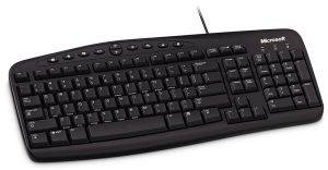 MICROSOFT WIRED KEYBOARD 500 BLACK GREEK DSP