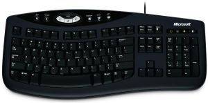 MICROSOFT WIRED COMFORT CURVE KEYBOARD 2000 BLACK EN RETAIL