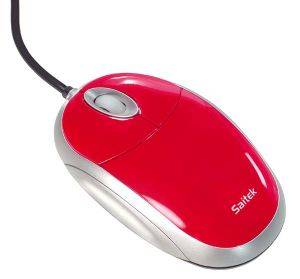 SAITEK DESKTOP OPTICAL MOUSE RED