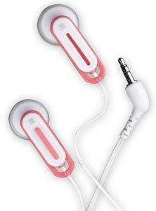 VERBATIM SECURECLIP EARPHONES PINK & WHITE VERBATIM SECURECLIP EARPHONES PINK & WHITE