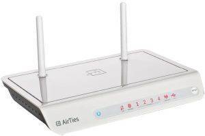 AIRTIES AIR5450 300MBPS WIRELESS ADSL2+ 4 PORT ROUTER AIRTIES AIR5450 300MBPS WIRELESS ADSL2+ 4 PORT ROUTER