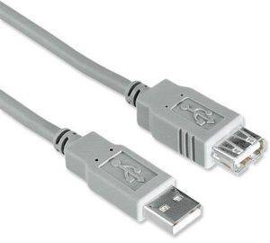 HAMA 30618 USB 2.0 CABLE A MALE-A FEMALE 3M