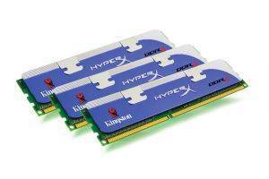 KINGSTON KHX1600C8D3K3/6GX DDR3 6GB (3X2GB) PC12800 1600MHZ HYPERX TRIPLE CHANNEL KIT KINGSTON KHX1600C8D3K3/6GX DDR3 6GB (3X2GB) PC12800 1600MHZ HYPERX TRIPLE CHANNEL KIT