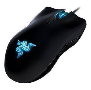 RAZER LACHESIS BLUE BLACK LASER GAMING MOUSE