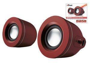 TRUST SPHERE NOTEBOOK SPEAKER RED TRUST SPHERE NOTEBOOK SPEAKER RED