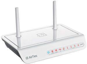 AIRTIES AIR4450 300MBPS WIRELESS 4PORT AP/ROUTER