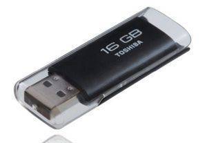TOSHIBA 16GB U2P USB FLASH DRIVE