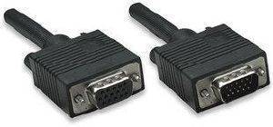 MANHATTAN SVGA EXTENSION CABLE HD15 TO HD15 M/F, 10M MANHATTAN SVGA EXTENSION CABLE HD15 TO HD15 M/F, 10M