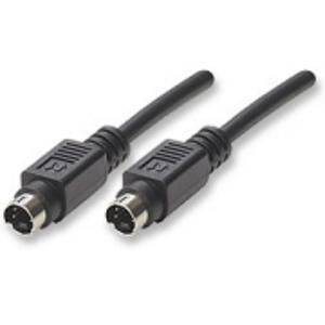 MANHATTAN S-VIDEO CABLE MALE TO MALE, 1.80M