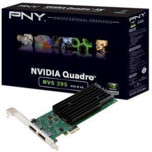 PNY QUADRO NVS 295 256MB PCI-E X1 DISPLAY PORT PNY QUADRO NVS 295 256MB PCI-E X1 DISPLAY PORT