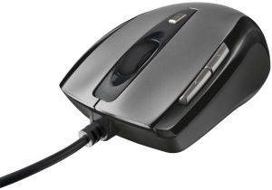 TRUST IZZY LASER MOUSE DARK METALLIC