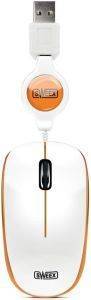 SWEEX NOTEBOOK MOUSE ORANGE USB