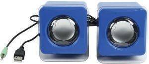 BASICXL BXL-SP10BU USB 2.0 POWERED SPEAKER SET BLUE