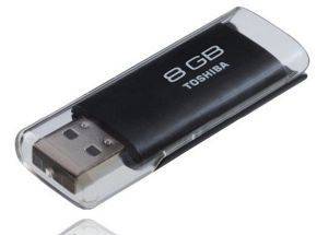 TOSHIBA 8GB U2P USB FLASH DRIVE