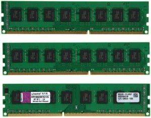 KINGSTON KGVR1066D3N7K3/12G 12GB (3X4GB) PC3-8500 VALUE RAM TRIPLE CHANNEL KIT