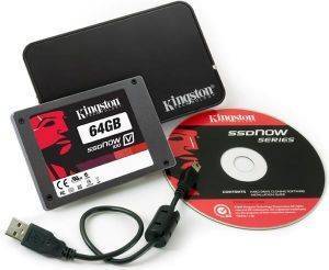 KINGSTON SV100S2N/64G SSDNOW V100 64GB NOTEBOOK BUNDLE