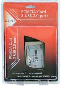 NILOX PCMCIA CARD 2X USB 2.0 PORT