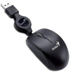 GENIUS MOUSE MICROTRAVELER BLACK GENIUS MOUSE MICROTRAVELER BLACK