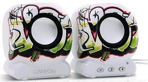 CANYON CNL-SP20CD LAPTOP USB SPEAKERS GRAFFITI