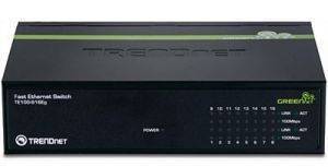 TRENDNET TE100-S16EG 16-PORT 10/100MBPS GREENNET SWITCH